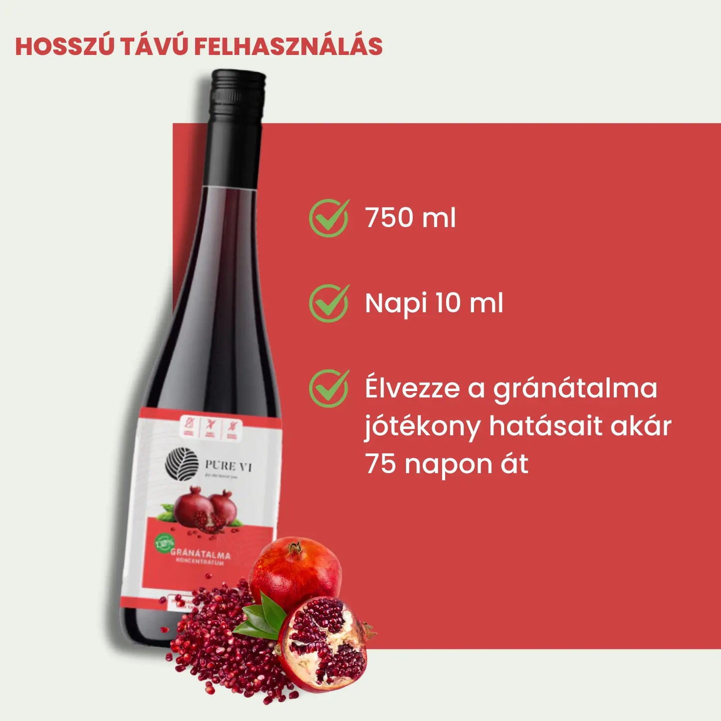 Pure Vi Gránátalma Koncentrátum