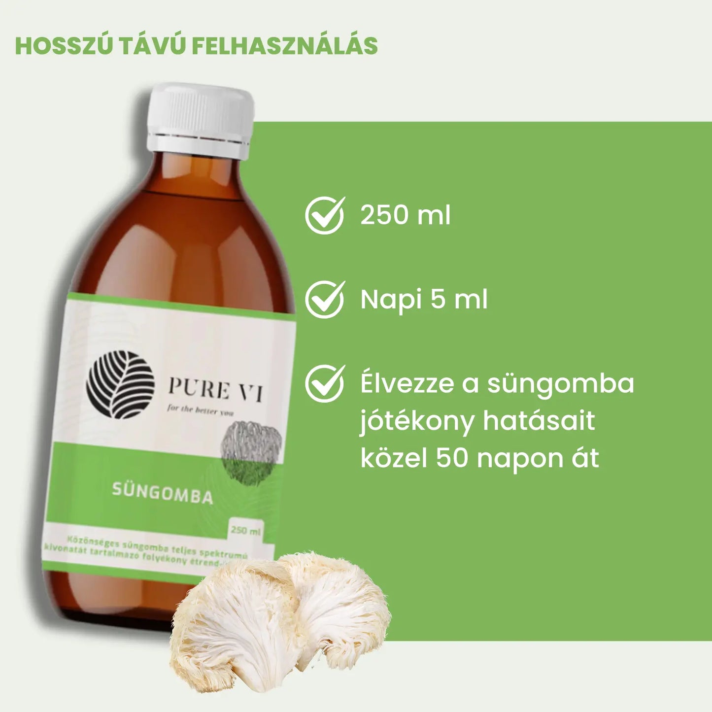 Pure Vi Süngomba Kivonat