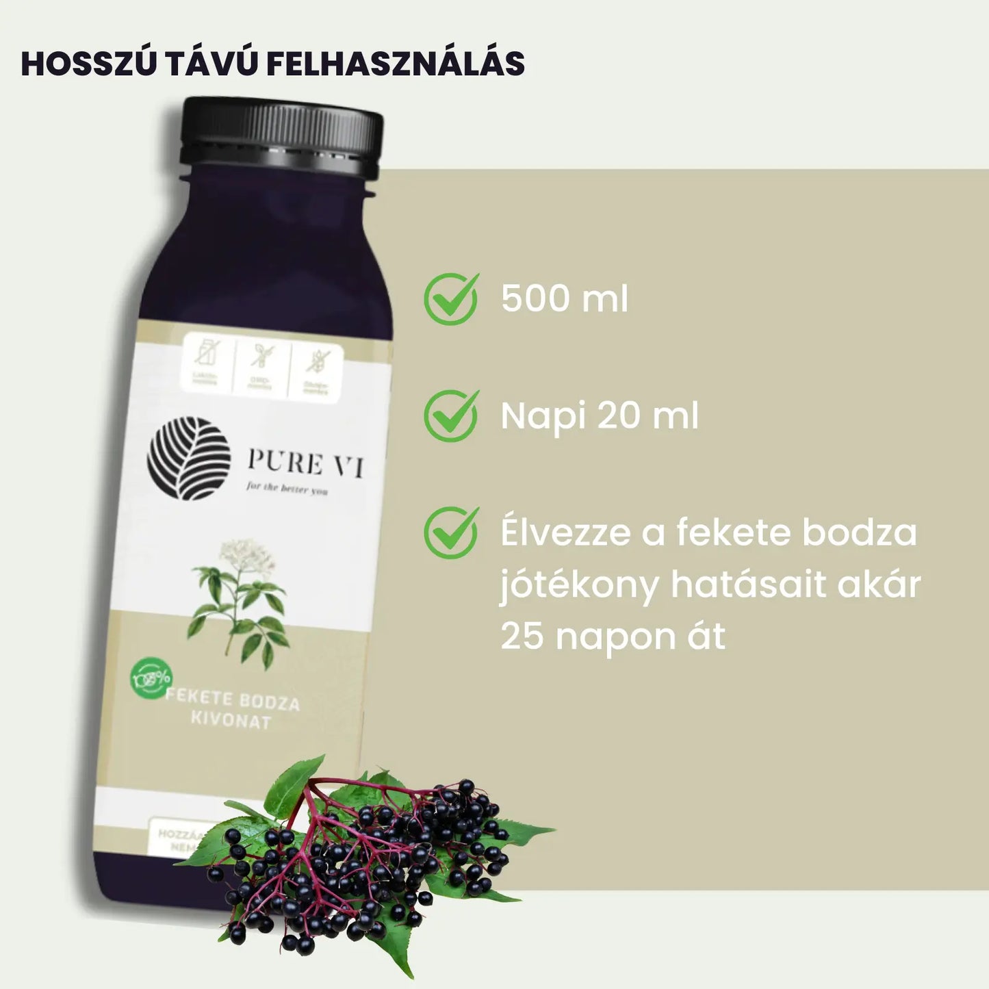 Pure Vi Feketebodza Kivonat