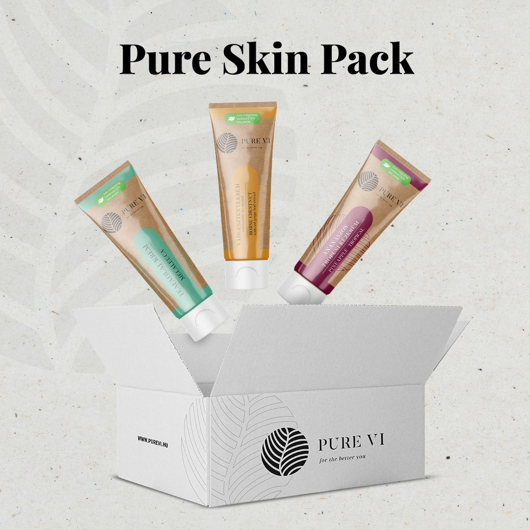 Pure Vi Pure Skin Pack, növényi alapú krémek egy csomagban