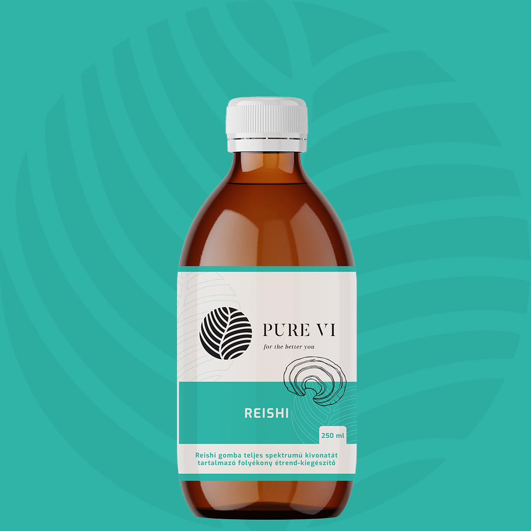 Pure Vi Reishi Gomba / Pecsétviaszgomba Kivonat (250ml)