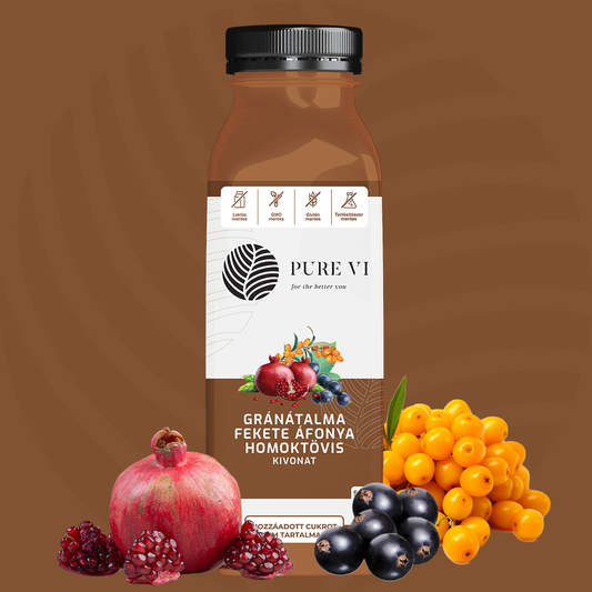 Pure Vi Gránátalma, Feketeáfonya, Homoktövis Kivonat