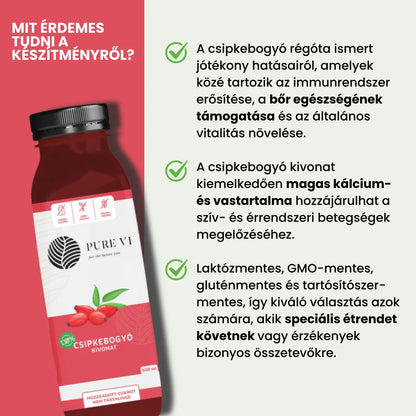 Pure Vi Csipkebogyó Kivonat