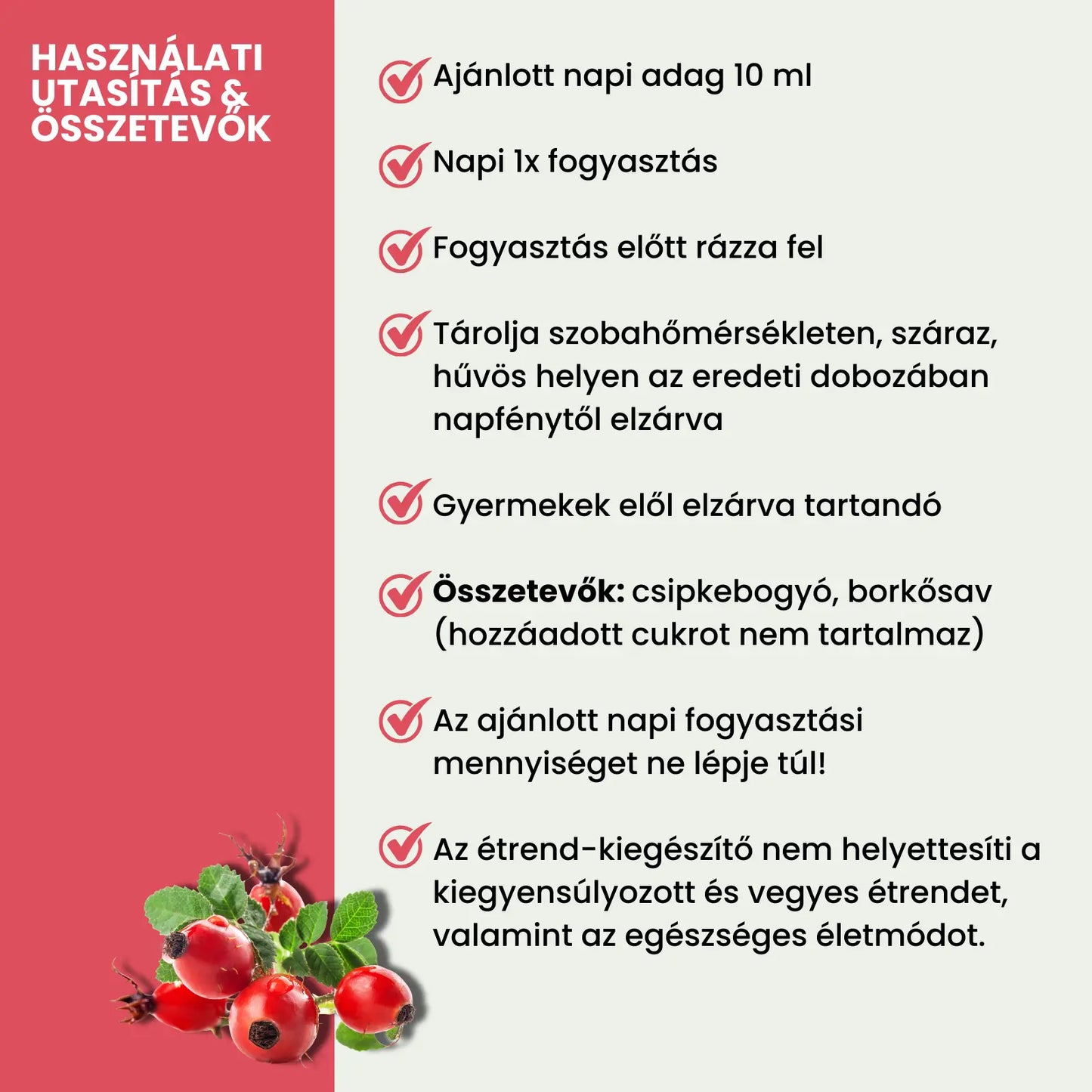 Pure Vi Csipkebogyó Kivonat