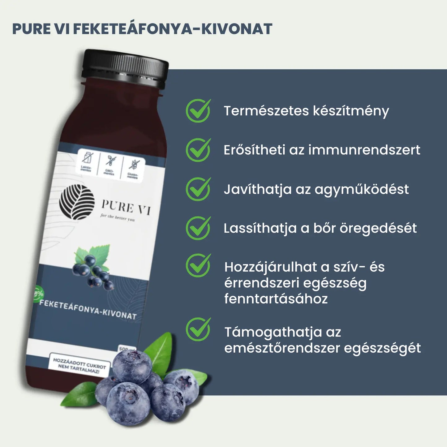 Pure Vi Feketeáfonya Kivonat