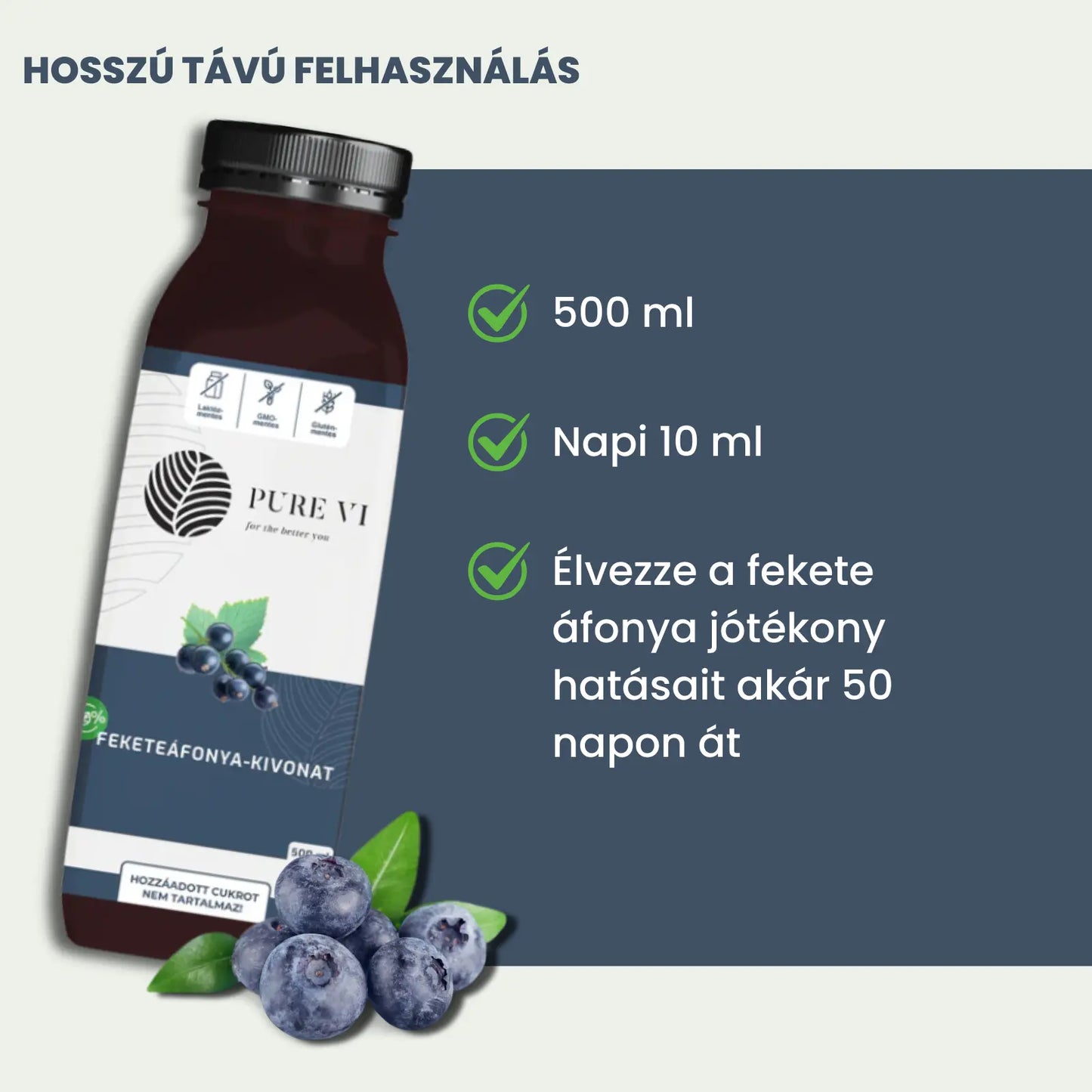Pure Vi Feketeáfonya Kivonat