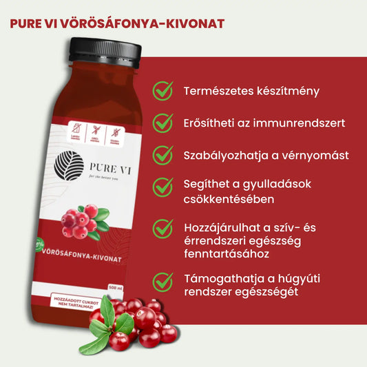 Pure Vi Vörösáfonya Kivonat