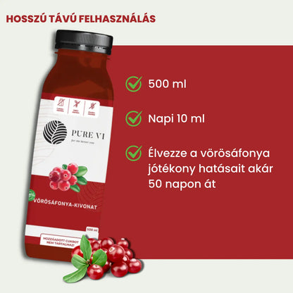 Pure Vi Vörösáfonya Kivonat