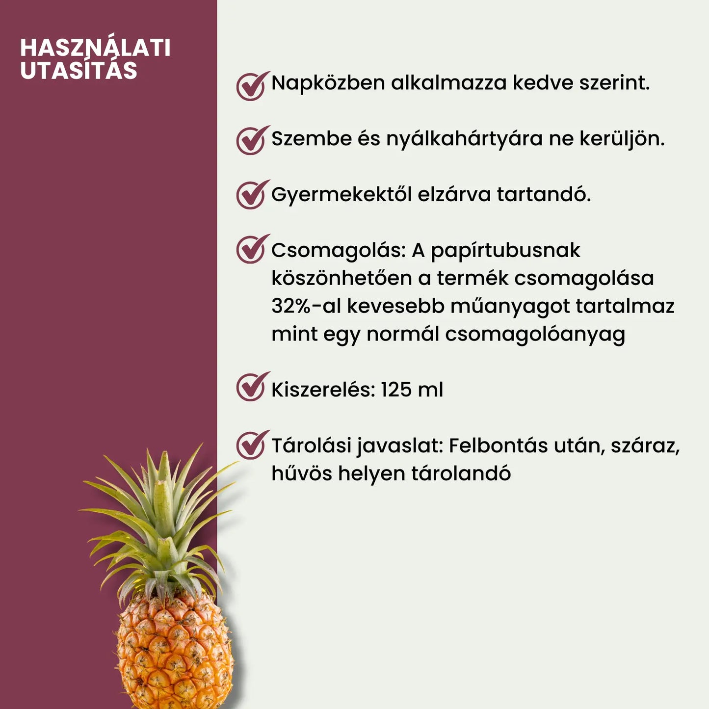 Pure Vi Ananászos Trópusi Kézkrém