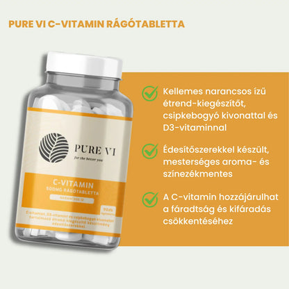 Pure Vi C-vitamin Rágótabletta