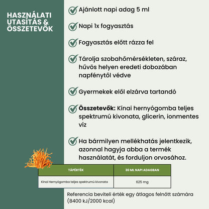 Pure Vi Cordyceps Kínai Hernyógomba Kivonat