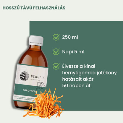 Pure Vi Cordyceps Kínai Hernyógomba Kivonat