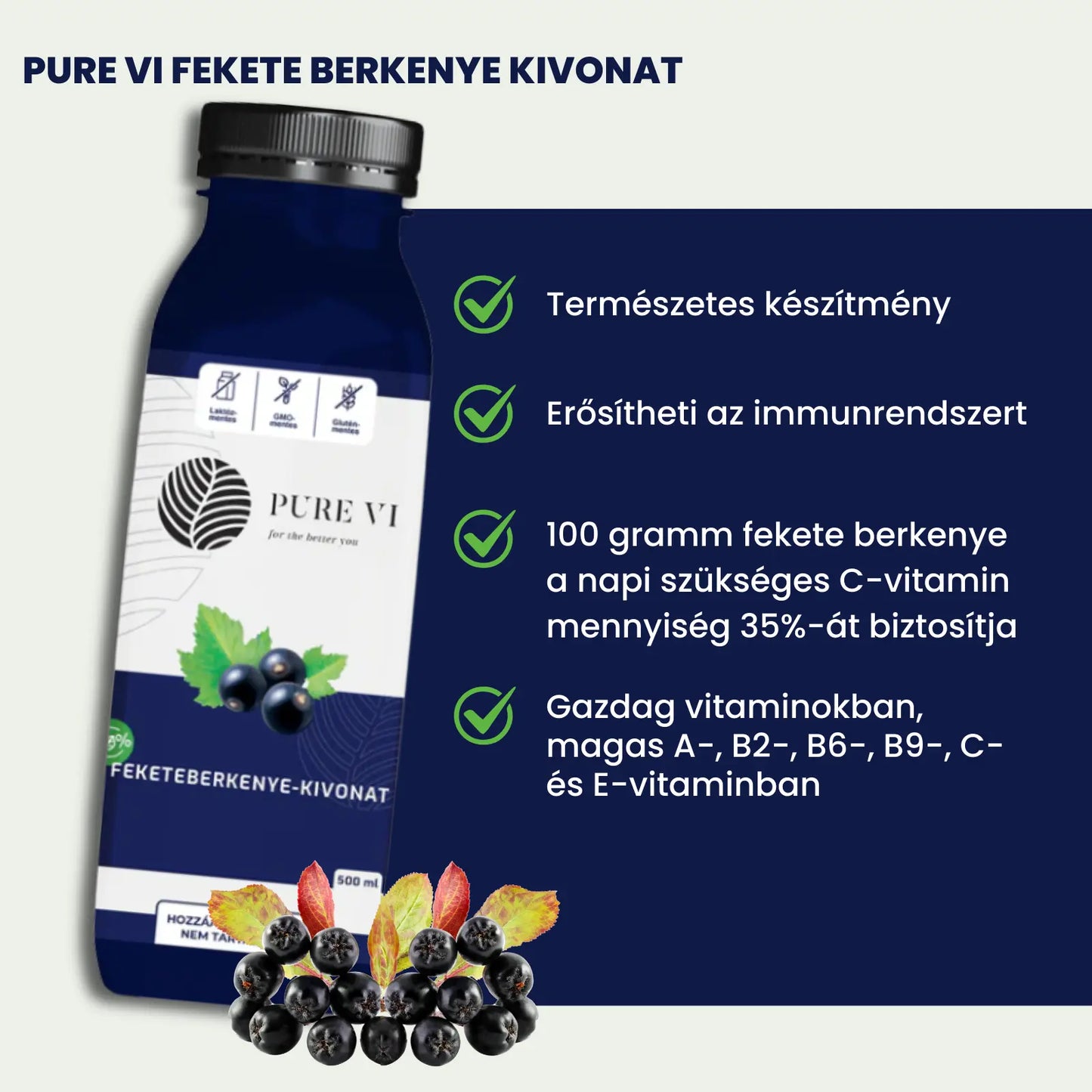 Pure Vi Fekete Berkenye Kivonat