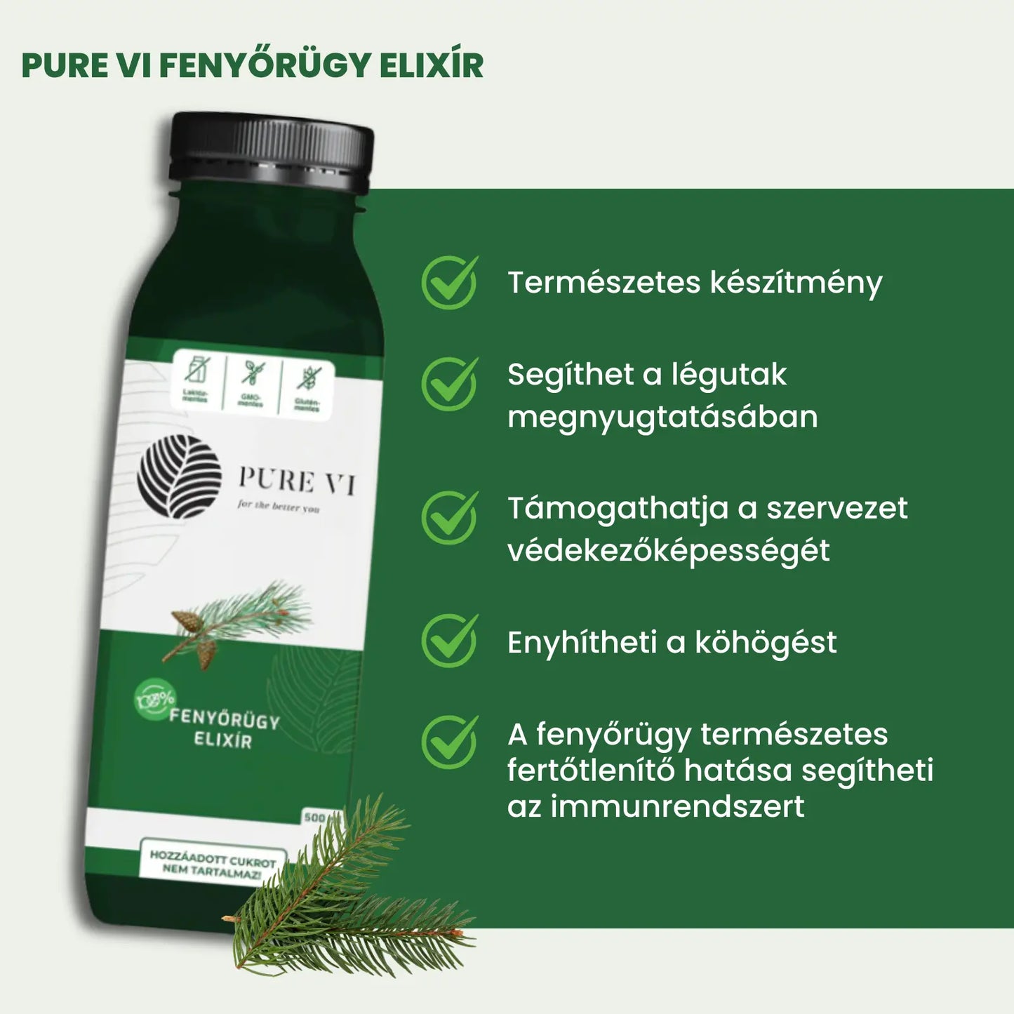 Pure Vi Fenyőrügy Elixír