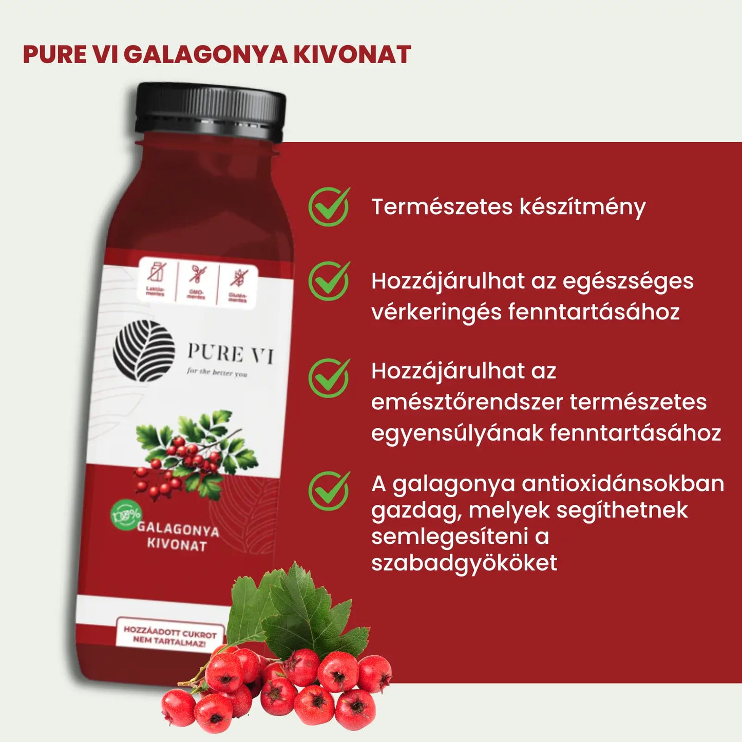 Pure Vi Galagonya Kivonat