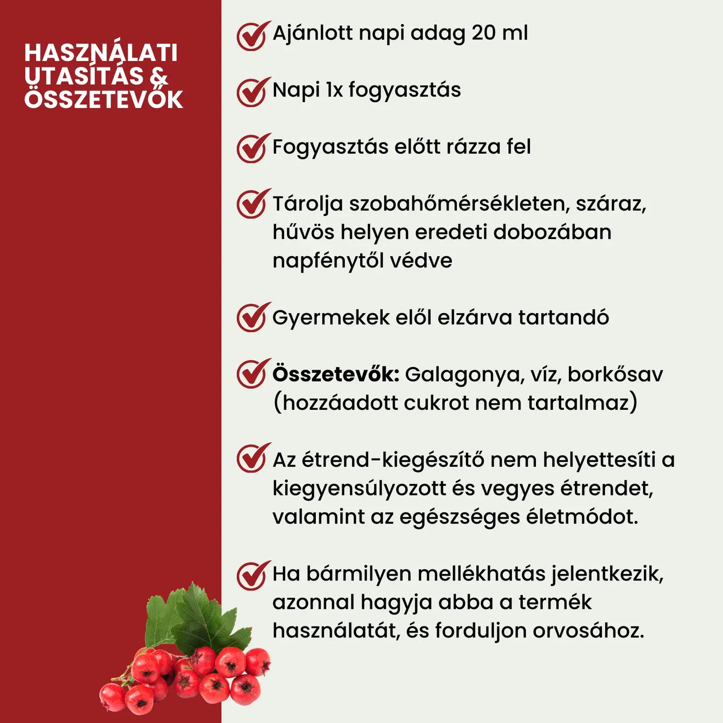 Pure Vi Galagonya Kivonat