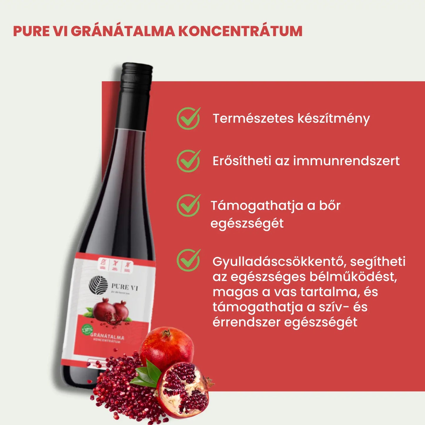 Pure Vi Gránátalma Koncentrátum