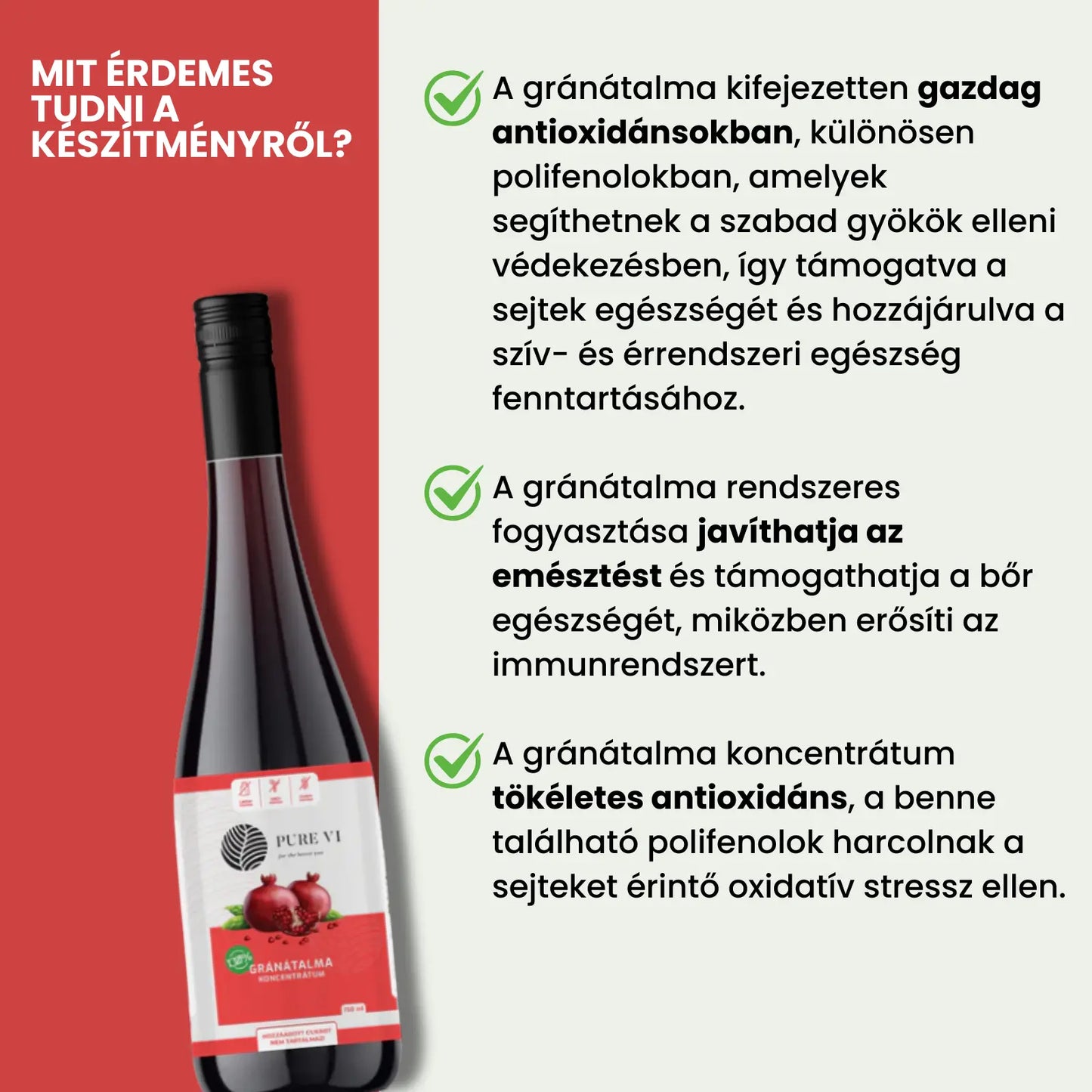 Pure Vi Gránátalma Koncentrátum