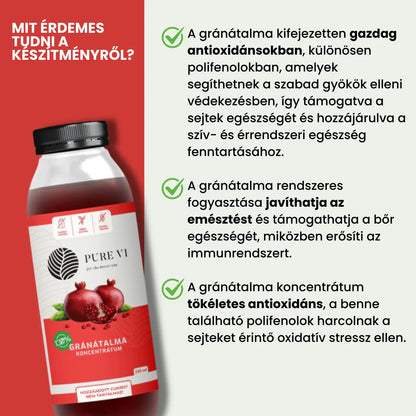 Pure Vi Gránátalma koncentrátum 330 ml