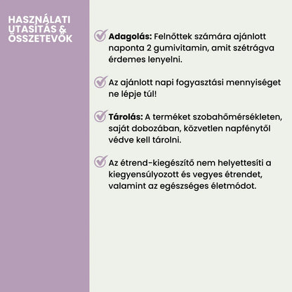 Pure Vi Haj, Bőr, Köröm Gumivitamin