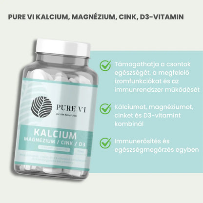 Pure Vi Kalcium, Magnézium, Cink, D3-vitamin