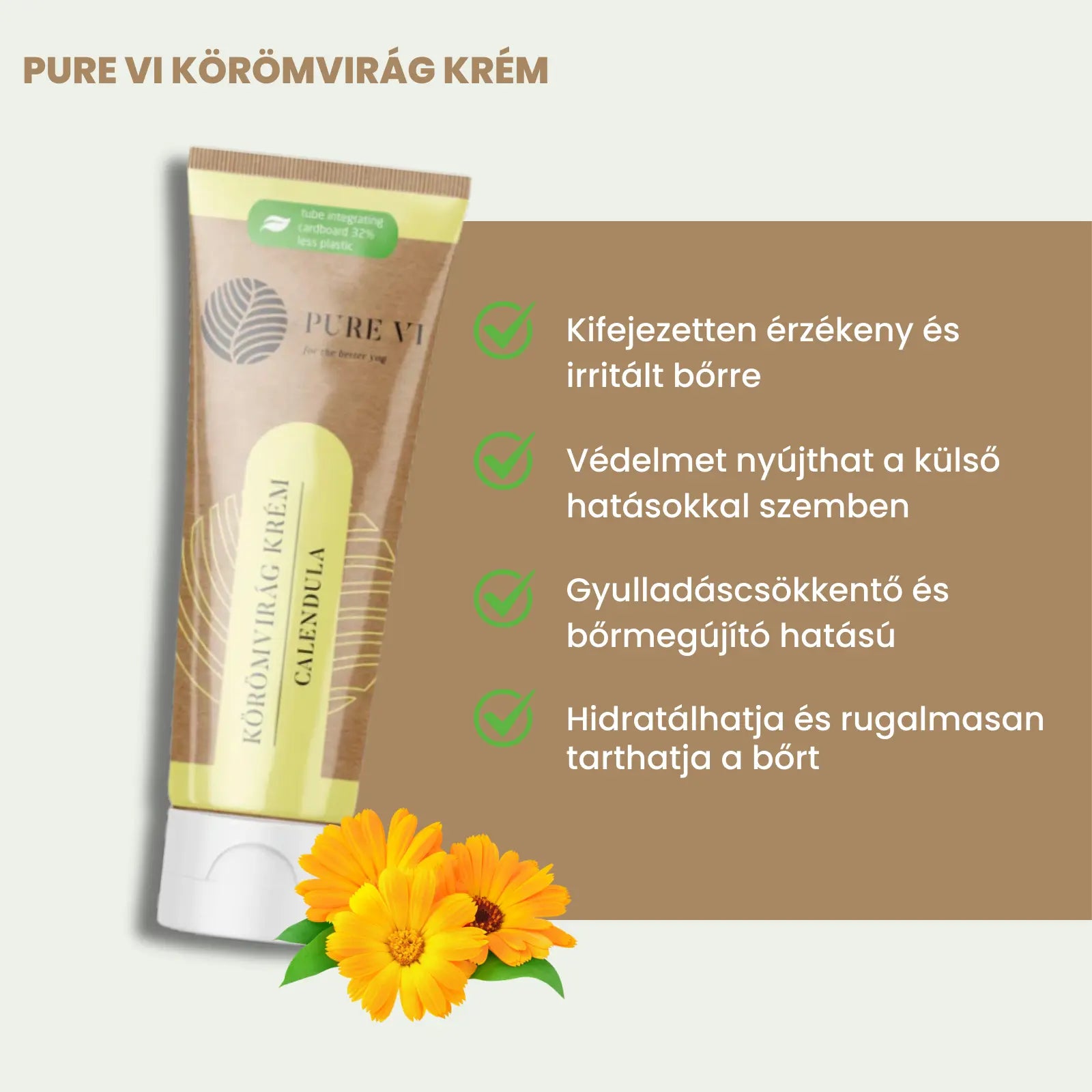Pure Vi Körömvirág Krém