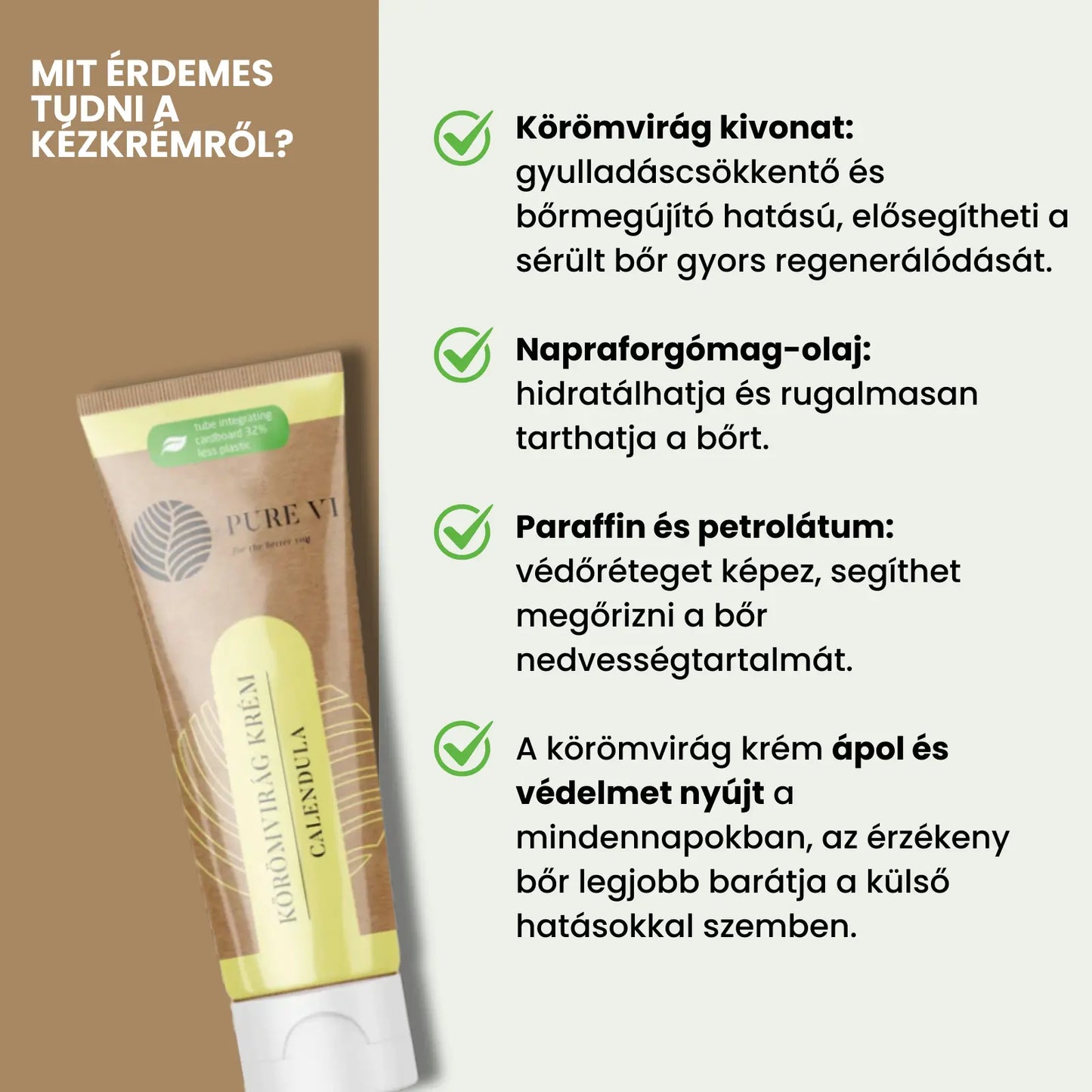 Pure Vi Körömvirág Krém