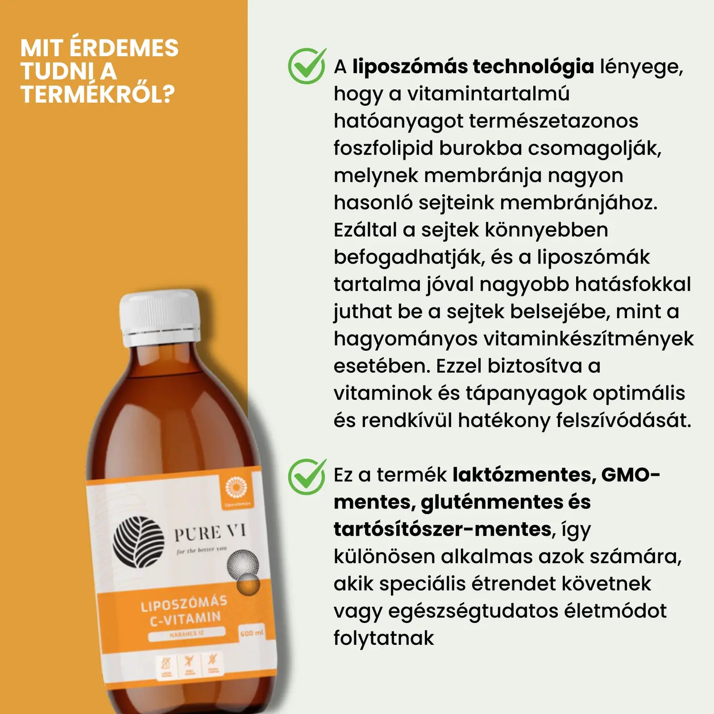 Pure Vi Liposzómás C-vitamin