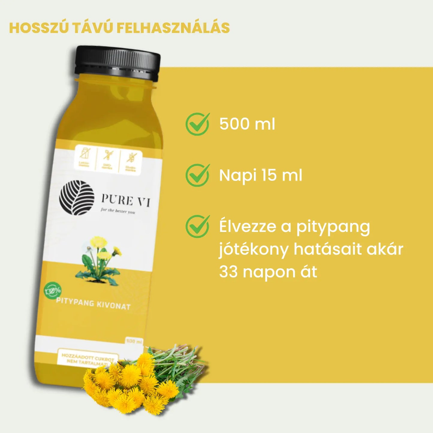 Pure Vi Pitypang Kivonat