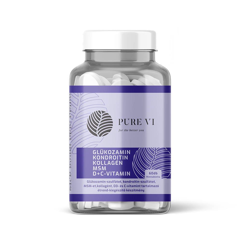 Pure Vi Glükozamin-Kondroitin-MSM-C-vitamin